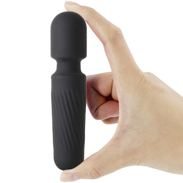 Your magic masajeador y vibrador recargable 10 vibraciones negro