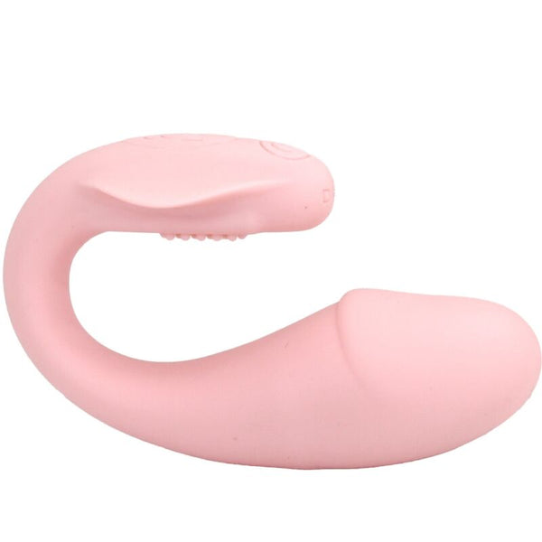 Freshfun cici vibrador arnés control remoto y app 10 vibraciones rosa