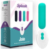 Splash joie bala vibradora silicona control remoto 10 vibraciones 75 x 19 cm verde