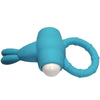 Ms bunny anillo vibrador silicona green