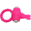 Ms bunny anillo vibrador silicona rosa