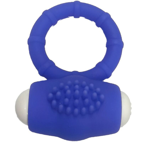 Power o anillo vibrador silicona azul