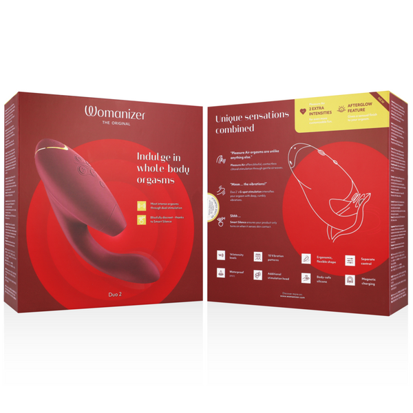 Duo 2 estimulador burdeos