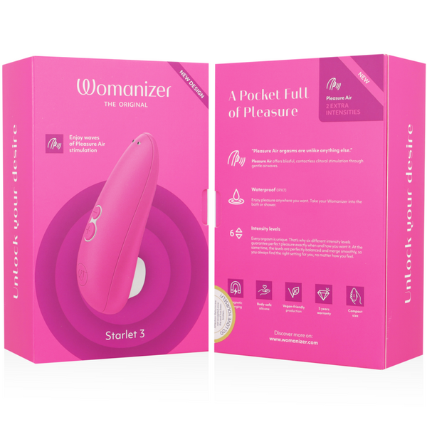 Starlet 3 estimulador clítoris rosa