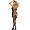 Subblime 951696 body con abertura de rejilla con tiras en hombros negro talla única