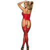 Subblime 951764 body de rejilla rojo talla única
