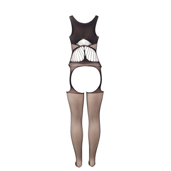 Subblime 951900 body con abertura de rejilla con copa y hombros abiertos negro talla única