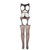 Subblime 951900 body con abertura de rejilla con copa y hombros abiertos negro talla única