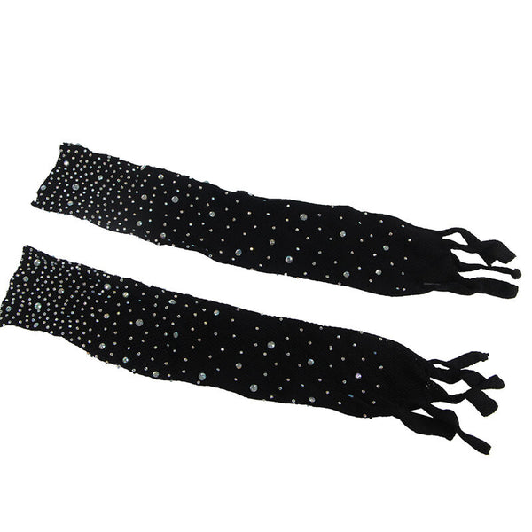 Subblime 952174 body de rejilla con guantes y diamantes negro talla única