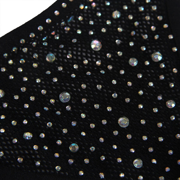 Subblime 952174 body de rejilla con guantes y diamantes negro talla única