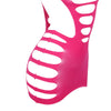 Subblime 952273 vestido de rejilla elástico manga larga rosa talla única