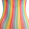 Subblime 952341 vestido de rejilla arcoiris talla única