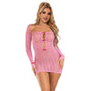 Subblime 952471 vestido de rejilla rosa talla única