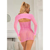 Subblime 952471 vestido de rejilla rosa talla única