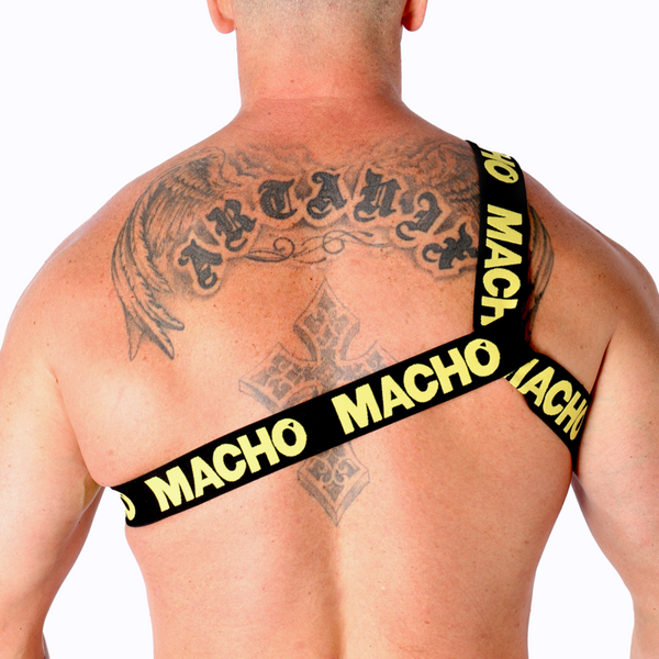 Macho arnés romano pride