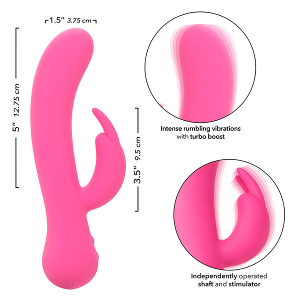 First time vibrador rabbit recargable rosa