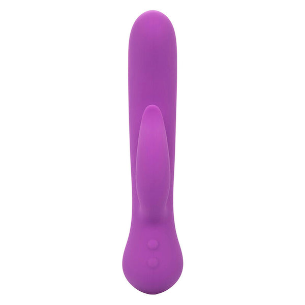 First time vibrador complaciente recargable morado