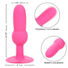 Calexotics first time plug anal con cuencas 10 vibraciones rosa
