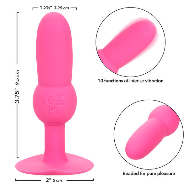Calexotics first time plug anal con cuencas 10 vibraciones rosa