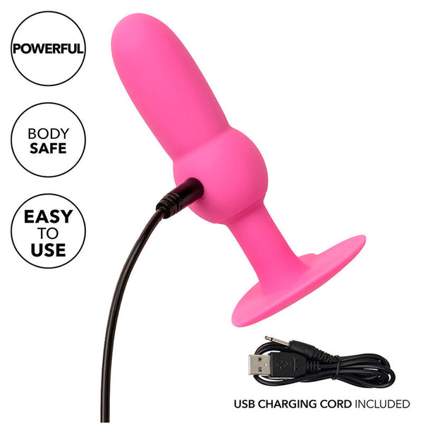 Calexotics first time plug anal con cuencas 10 vibraciones rosa