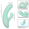 Pacifica fiji vibrador y estimulador Punto G 10 vibraciones aqua