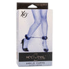 Calexotics nocturnal esposas de tobillo cuero ajustable negro