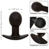 Calexotics rock bottom plug anal 10 vibraciones silicona negro