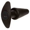 Calexotics rock bottom plug anal cónico 10 vibraciones silicona negro