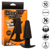 Calexotics rock bottom plug anal cónico 10 vibraciones silicona negro