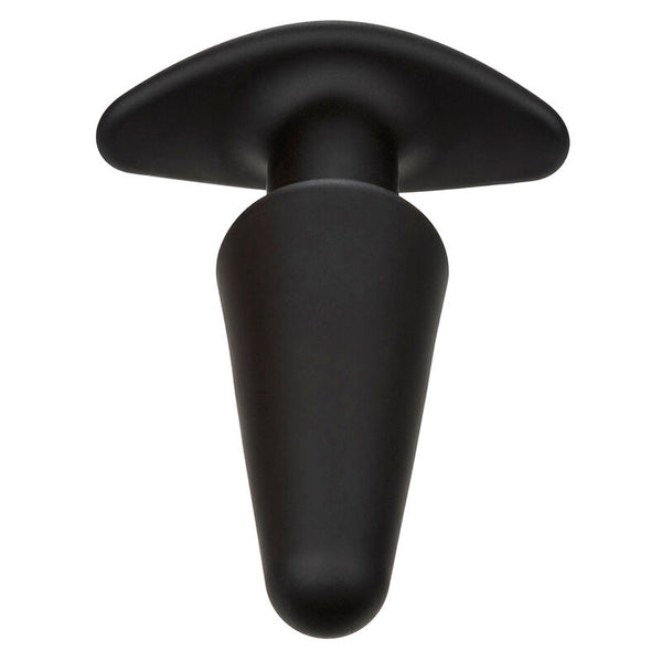 Calexotics rock bottom plug anal cónico 10 vibraciones silicona negro