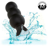 Calexotics rock bottom plug anal con cuentas 10 vibraciones silicona negro