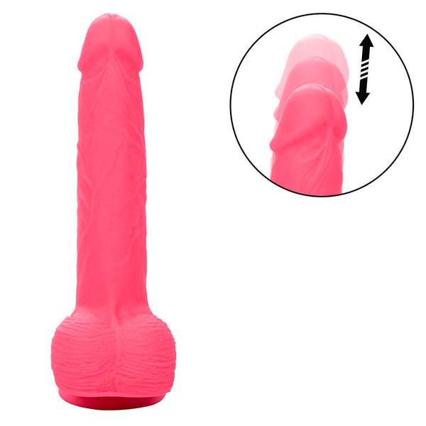 Studs vibrador realístico 10 vibraciones y rosa