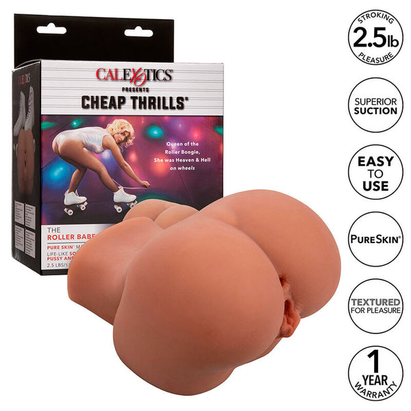 Calexotics the roller babe doble masturbador realístico natural