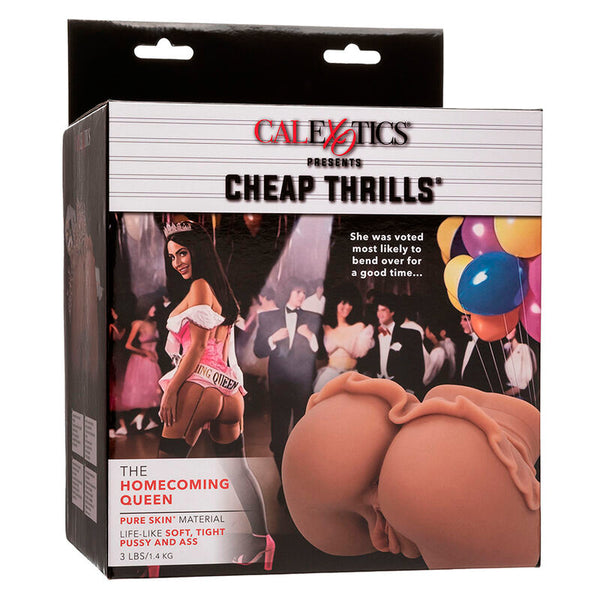 Calexotics the homecoming queen doble masturbador realístico caramelo