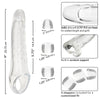 Calexotics maxx extensor de pene ajustable transparente