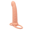 Calexotics maxx doble penetrador acanalado 10 vibraciones natural