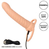 Calexotics maxx doble penetrador acanalado 10 vibraciones natural