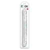 King double trouble dildo doble 46 cm transparente