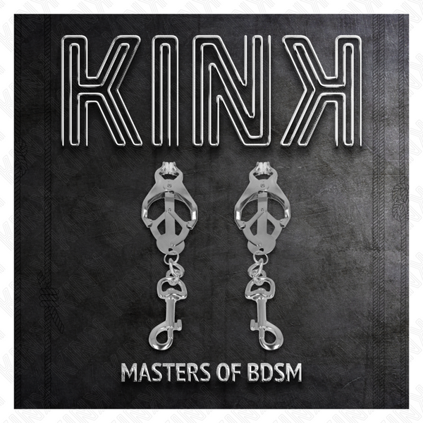 Kink pinzas para pezones estilo japonés con ganchos