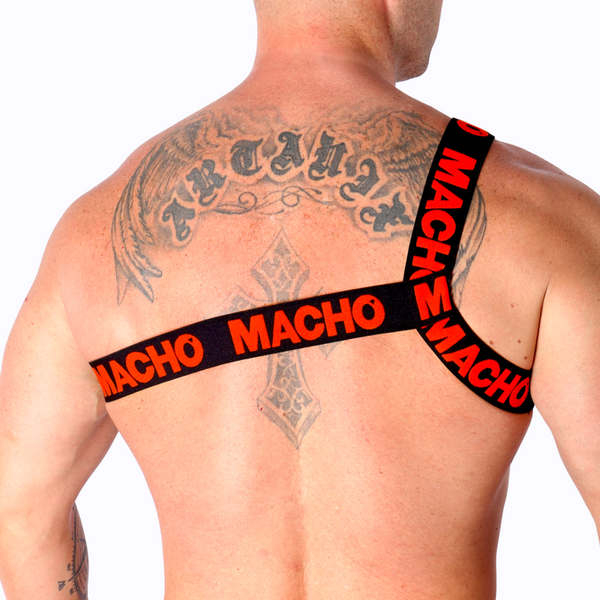 Macho arnés romano pride