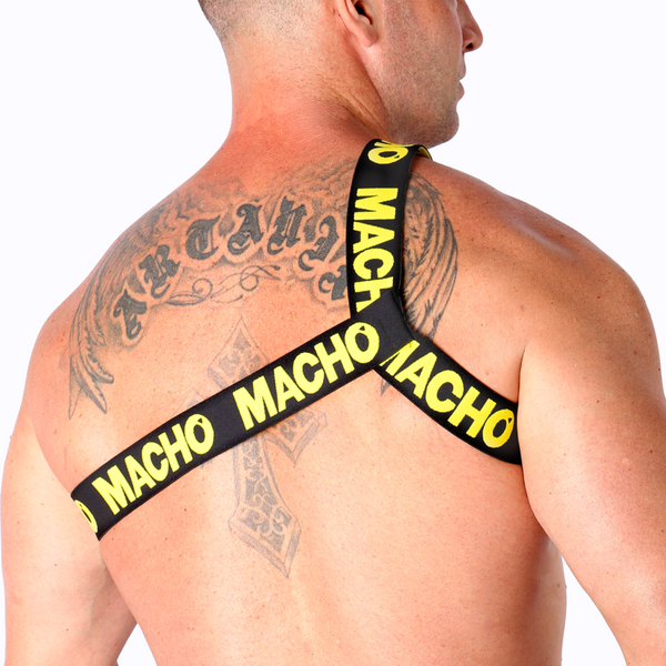 Macho arnés romano pride