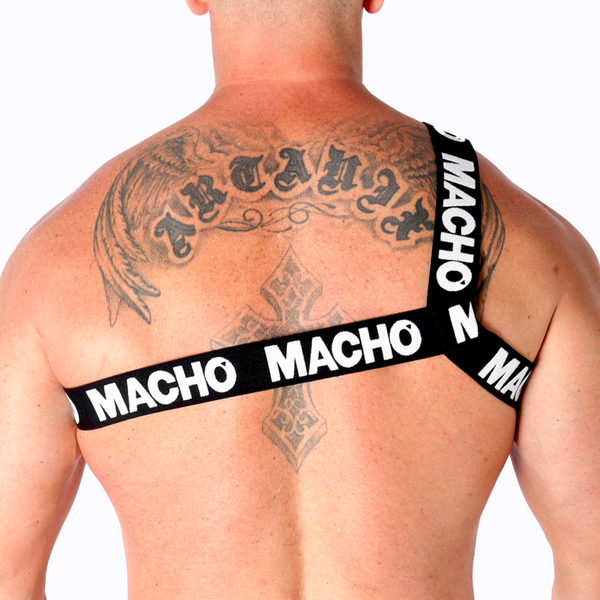 Macho arnés romano pride