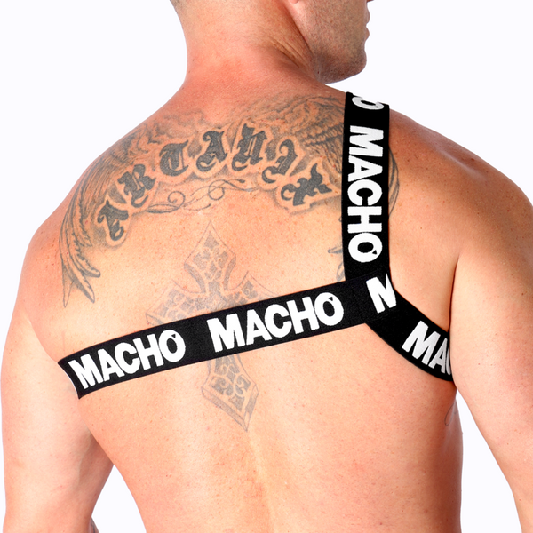 Macho arnés romano pride