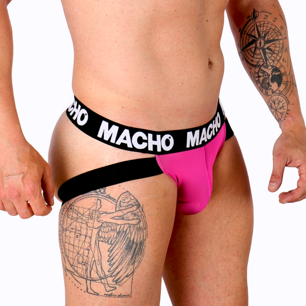 Macho mx28fr jock rosa neon