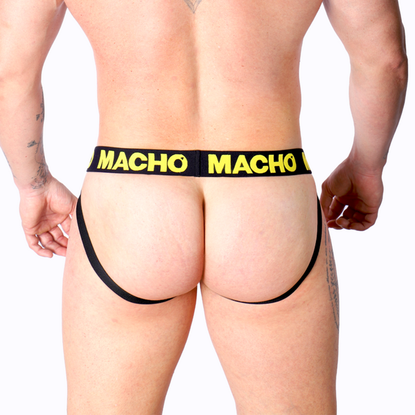 Macho mx25a jock amarillo lycra