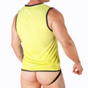 Macho camiseta amarillo