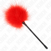 Kink plumas para cosquillas rojo usado para el kit bondage 27 cm