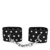 Kink muñequeras con cierre a presión lleno de tachuelas ajustable negro 19 24 cm x 5.5 cm