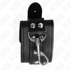 Kink muñequeras estilo mazmorra con cerradura negro ajustable 21 28 cm x 5.5 cm