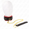 Kink collar con correa de tejido liso ajustable 33 48 cm x 5.7 cm
